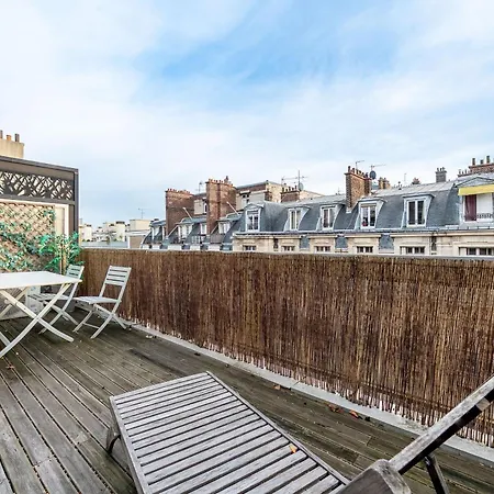 Mid-term L Parc Monceau - Ac & Rooftop Appartamento *
