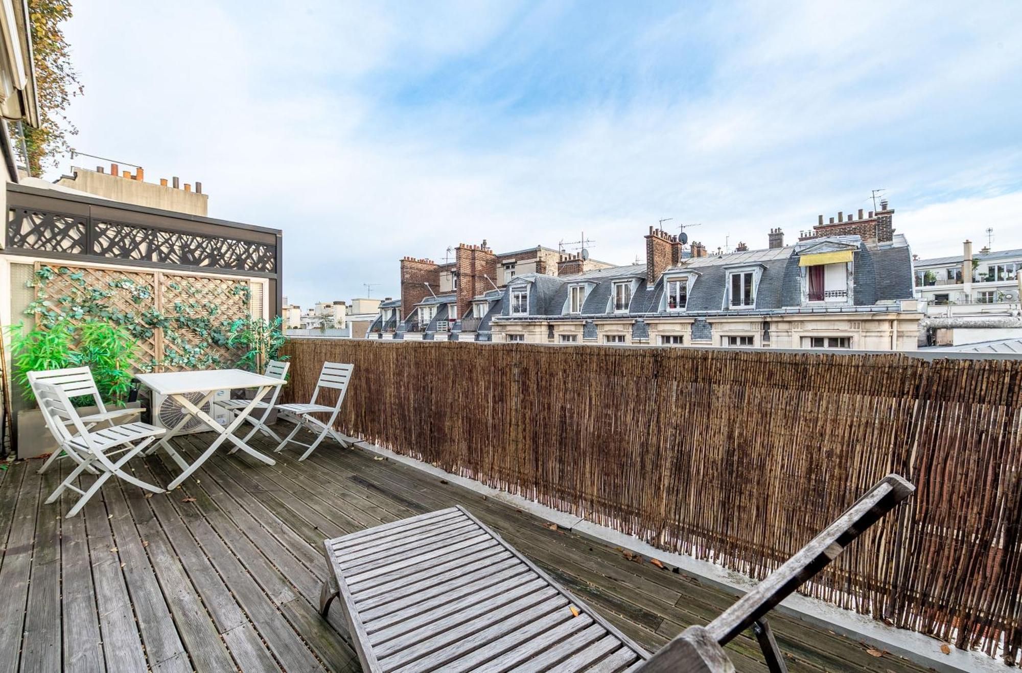 Mid-term L Parc Monceau - Ac & Rooftop Apartment *