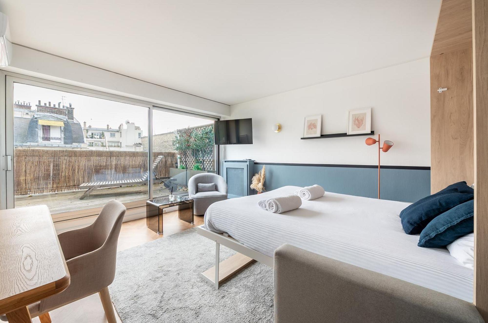 Mid-term L Parc Monceau - Ac & Rooftop *